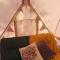 6m Emperor tent near Whitby with log burner