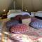 Luxury 6 metre Bell Tent & Outdoor Bathroom, WIFI, TV and firepit, - Coodanup