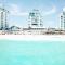 Estudio a pie de playa, increibles vistas, amanecer, atardecer, balcon, gym, jacuzi, 1807 - Cancún