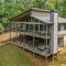 NEW Modern Cabin! 2 Large Decks, Hot Tub, Sleeps 8