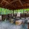 Forest Home Hot Tub Fire Pit Pool Table