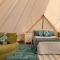 Twinkle Bell 4, Luxury Bell Tent with Firepit - Bartley