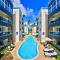 Chic Beachfront Apartment - Private Beach Access