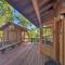Deck and Grill Mtn Haven in Stanislaus Natl Forest