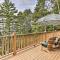 Waterfront Lake Tomahawk Cabin with Game Room!