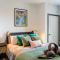 Seafront apartment with balcony, parking and sea views