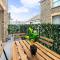Seafront apartment with balcony, parking and sea views