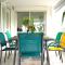Appartement avec jardin, grande terrasse, Barbecue, 8 min du centre ville