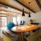 Industrial design loft with outdoor living terrace