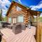 Secluded Log Cabin with Views & Hot Tub, Foosball, Wood Stove - Heavenly Homestead