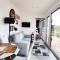 Ranch 66 - Moderní Tiny House Black Swallow ve stylu Route 66 na venkově - Tršice