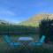 HOUNTANET appart 5 personnes vue montagne avec jardin