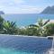 studio cosi, jardin privé, vue magique depuis piscine à débordement de la résidence - 勒迪亚芒