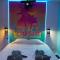 Capsule Miami Vice - Jacuzzi - Billard - Ecran cinéma & Netflix - Ping-Pong - Nintendo & Jeux-