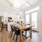 Modern Nordic Escape, 3BR Near WEM & DT, AirCon & Fireplace, Wifi, Sleeps 6!