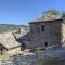 Country old stone house immerse in nature