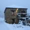 Country old stone house immerse in nature