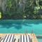 Spacious rustic Balinese villa with large pool