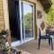 la chambre d hotes de marie indépendante et sa terrasse avec vue panoramique proche alpes mancelles