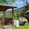 Chalet et mobil homes dans la montagne au Camping les Sapins