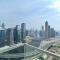 Luxury Escapes - View of Canal & Burj Khalifa 1BR Large Premium Apt - Amna Tower - Dubaj