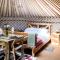 Villager the Yurt at Pentref Luxury Camping