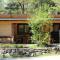 Wooden lodge with jacuzzi