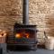 Corn Barn at East Trenean Farm -Luxury Cornish Barn Conversion sleeping 8 with hot tub, private garden, rural views and EV facilities