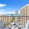 Waikiki Banyan 1BR with Great Ocean Views, Steps to Beach & Parking!