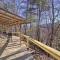 Deck and 2 Fire Pits Riverfront Spruce Pine Rental!