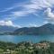 Casa Intignano - Camera con bagno e portico vista lago