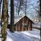 Bild Schwedische Winter Hütte unter Buchen