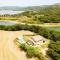 Casale on the lake with sauna and saltwater swimming pool