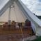 Home Farm Radnage Glamping Bell Tent 4, with Log Burner and Fire Pit - Radnage