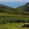 Spacious cabin on isolated farm with sea view