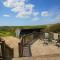 Spacious cabin on isolated farm with sea view