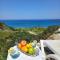 Seafront apartment with private garden