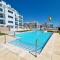 New beach front apartment with large balcony