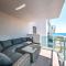 New beach front apartment with large balcony