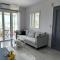 Minimal Blue Apartment with Sunset View in Paros