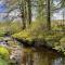 Traditional farm cottage with woodburner by stream - Cladich