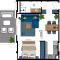 Seebrücke Heringsdorf - 1-Raum-Appartement mit Balkon S14