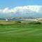 Vue sur mer, dunes et golf