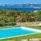 4 bedrooms villa with sea view private pool and enclosed garden at Palau SS Italie 3 km away from the beach