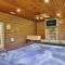 Gorgeous Idyllic Cabin w Hot Tub and Fire Pit Quittin Time is Secluded Romantic Oasis w Luxury Bathroom Double Shower and Bathtub Foosball Table