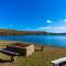 Private Lake&Beach w Golf, Fire Pit, Deck & WiFi!