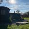 Shepherds Hut in enclosed field