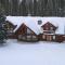 Lakefront Luxury Log Home with Spa & Aurora Views - North Pole