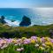 Polrunny Farm Seaberry Cottage with a sea view and log burner - Boscastle