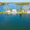 Sunrise Sunset Island Lake House with Pontoon! - Fenton